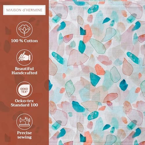Maison d' Hermine Placemats Set of 4 Reusable 100% Cotton (13"x19")
