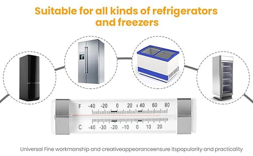 12 Pack Fridge Refrigerator Freezer Thermometer