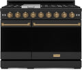 Gordon Ramsay by THOR Kitchen 48 Inch Professional Liquid Propane Range with Tilt Panel Touch Control in Black/Bronze