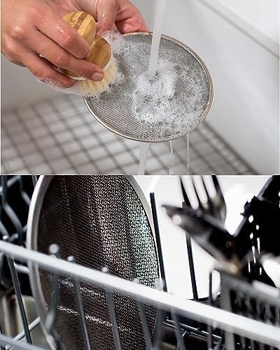 AirHood Oil Filter – Triple-Layer Fine Mesh Stainless Steel Grease Filter – Dishwasher Safe, Reusable - Silver