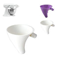 Flour Funnel for Kitchen Aid Mixers – Stand Mixer Attachment for Easy Pouring of Flour and Eggs, Prevents Spills and Mess, Anti-Splash Accessory for Convenient Home Baking