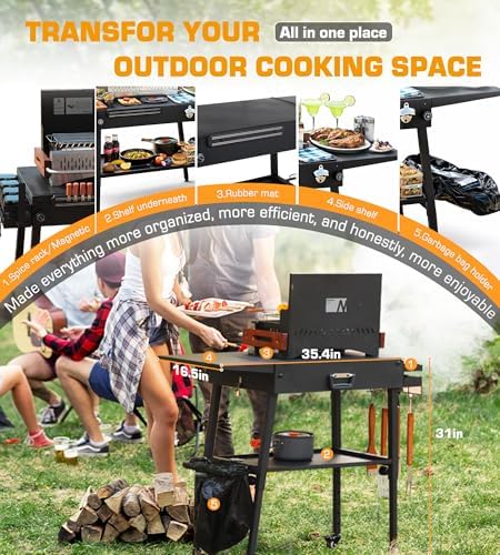 Grill Stand Table Fit for 17" & 22" Blackstone Griddle