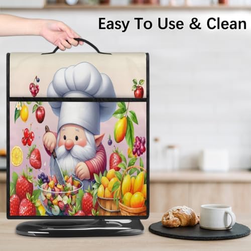 Gnome Cute Kitchen Aid Covers Foldable Washable Stand Mixer Dust Cover