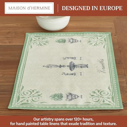 Maison d' Hermine Placemats Set of 2 Reusable 100% Cotton (13"x19")