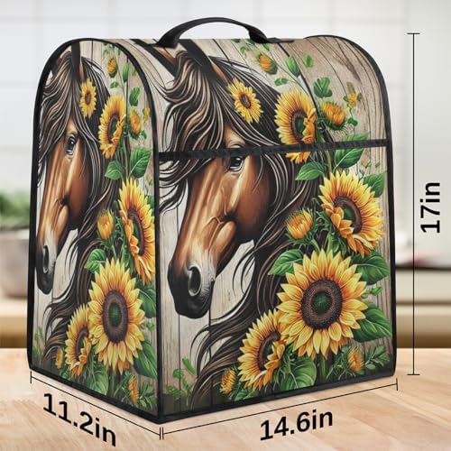 Horse Animal Kitchen Aid Covers Foldable Washable Stand Mixer Dust Cover