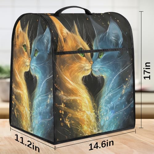 Animal Cats Kitchen Aid Covers Foldable Washable Stand Mixer Dust Cover