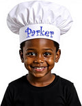 The Apron Place Adjustable Professional Chef Hats, Multiple Personalized Embroidered Designs to Choose from, Made in The USA