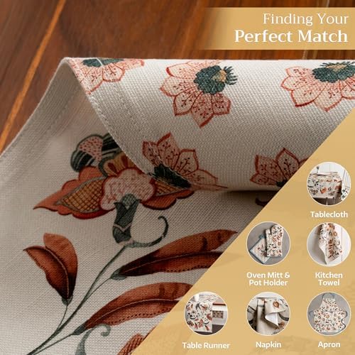 Maison d' Hermine Placemats Set of 4 Reusable 100% Cotton (13"x19")