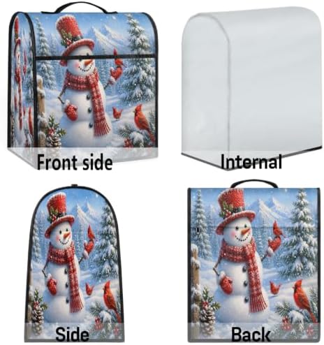 Christmas Kitchen Aid Cover Foldable Washable Stand Mixer Dust Cover