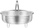Steamer Basket for Rice Cooker, 304 Stainless Steel Steamer Insert, Separate Rice and Porridge, for Steam Basket Cooking Pots Pressure Cooker, (18cm)