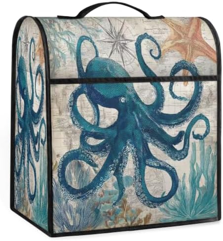 Octopus Animal Kitchen Aid Covers Foldable Washable Stand Mixer Dust Cover