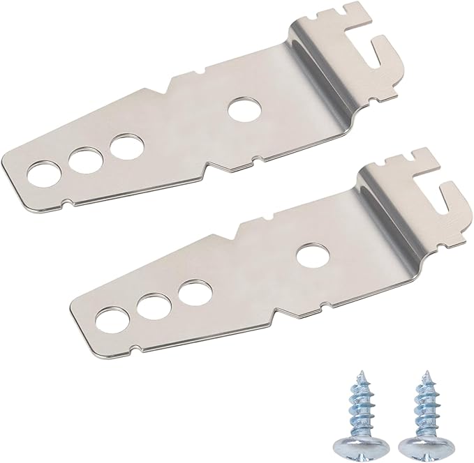 2 Pack Dishwasher Mounting Bracket,Metal Replacement for WP8269145, WP8269145VP, AP3039168, PS393134 Undercounter Dishwasher Bracket Compatible with Most Dishwasher Models