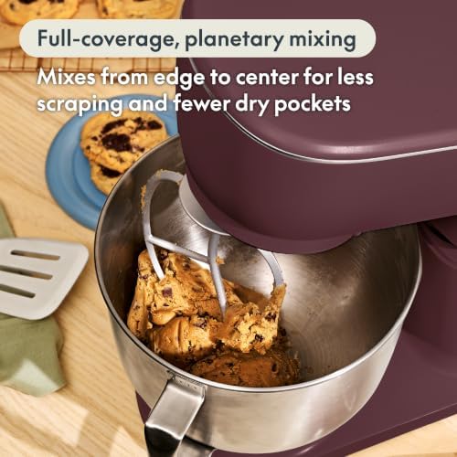bella STIR 5.3Qt Tilt-Head Stand Mixer, 12-Speed Countertop Mixer, Fig