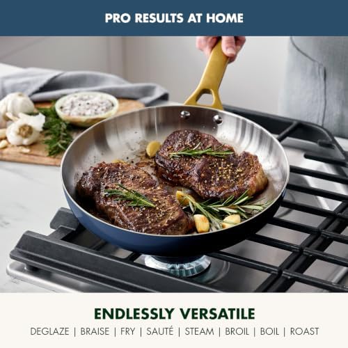 GreenPan Stainless Steel Tri-Ply Reserve 8” Frying Pan Skillet