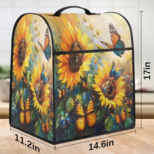 Flower Butterfly Kitchen Aid Cover Foldable Washable Stand Mixer Dust Cover