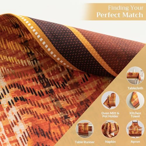 Maison d' Hermine Placemats Set of 4 Reusable 100% Cotton (13"x19")