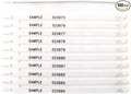 100 Plastic Security Seals for Truck Trailer - Numbered, Container, Load Seals (White)