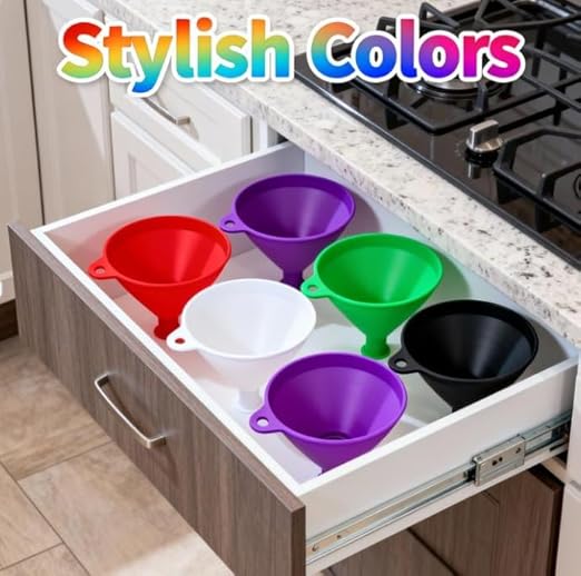 Flour Funnel for Kitchen Aid Mixer 5 Qt,for 4.5–5 Qt Tilt-Head Models-Stand Mixer Attachment,Easy Pour No-Mess Attachment, Anti-Splash Accessory, Durable Dishwasher-Safe Baking Tool (Green)