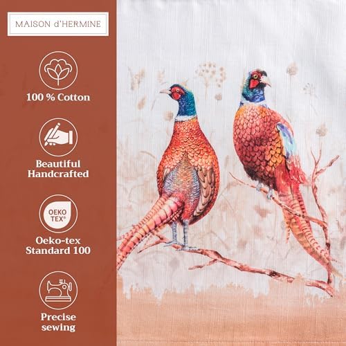 Maison d' Hermine Placemats Set of 4 Reusable 100% Cotton (13"x19")