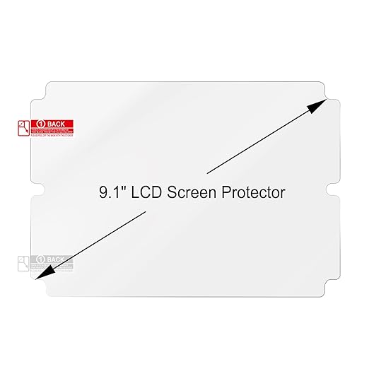 5PCS 9.1″LCD Screen Protector Film - Scratch-Resistant High Light Transmittance Protective Films for Elegoo Mars 4 Max Resin 3D Printer