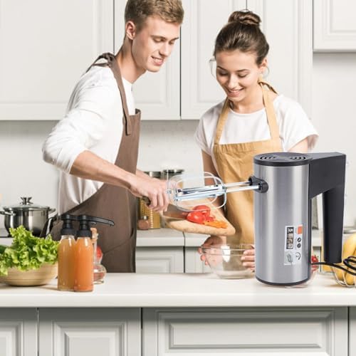 Electric Hand Mixer 5-Speed 300W Low Noise with Dual Whisks