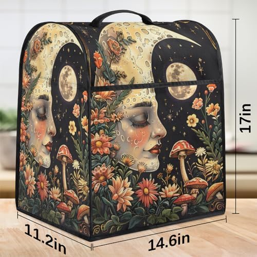 Moon Face Kitchen Aid Covers Foldable Washable Stand Mixer Dust Cover