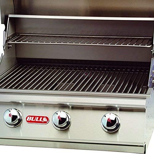 Bull Outdoor Products 69008 LP Steer Premium Drop in Grill, Liquid Propane, Silver