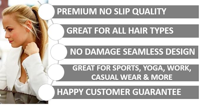 Styla Hair Ties for Thick Hair (Blonde)