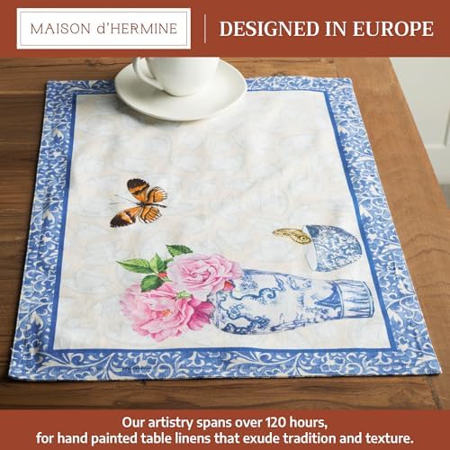 Maison d' Hermine Placemats Set of 4 Reusable 100% Cotton (13"x19")