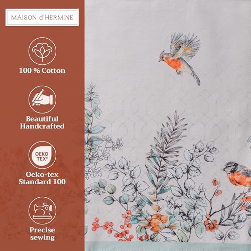 Maison d' Hermine Placemats Set of 4 Reusable 100% Cotton (13"x19")