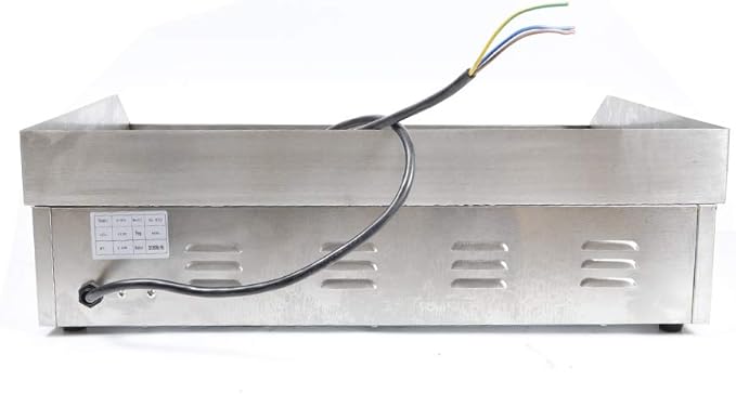 3000W Commercial Electric Griddle Grill, 29" Flat Top Grill Non-Stick Teppanyaki Griddle Grill Stainless Steel Sizzling Grill Plate with Adjustable Temperature 2-Control 122°F-572°F
