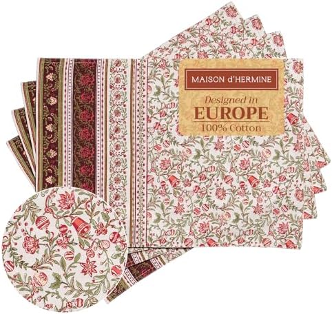 Maison d' Hermine Placemats Set of 4 Reusable 100% Cotton (13"x19")