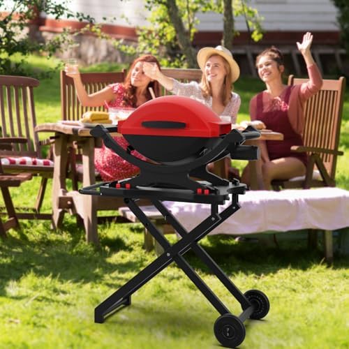Portable Grill Cart for Weber Q100 Q1000 Q120 Q200 Q2000 Q2200 Series