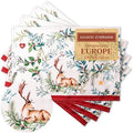 Maison d' Hermine Placemats Set of 4 Reusable 100% Cotton (13"x19")