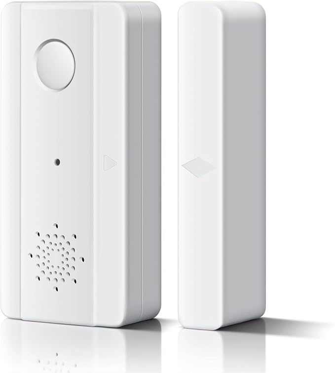 Freezer Door Alarm with Adjustable Voice Reminders (60s/30s/10s/0s Delay) for Open Freezer or Refrigerator Doors