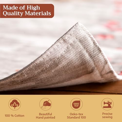 Maison d' Hermine Placemats Set of 4 Reusable 100% Cotton (13"x19")