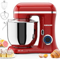 Stand Mixer, 6.5QT Tilt-Head Electric Kitchen Mixer 660W, 10-Speed Household food mixer with 304 Stainless Steel Bowl, Bread Cake Mixer include Dishwasher Safe Dough Hook, Beater and Whisk