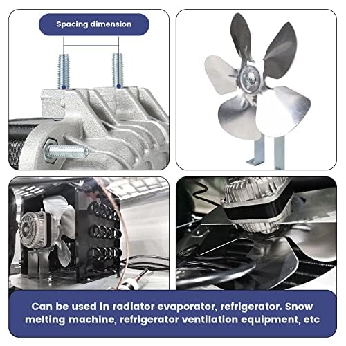 Condenser Fan AC Motor YZF18-25,18W Shaded Pole Motor for Refrigerator,Freezer,Small Ventilation Rquipment,UL Approved,Can Replace YZF10-20 YZF6-13