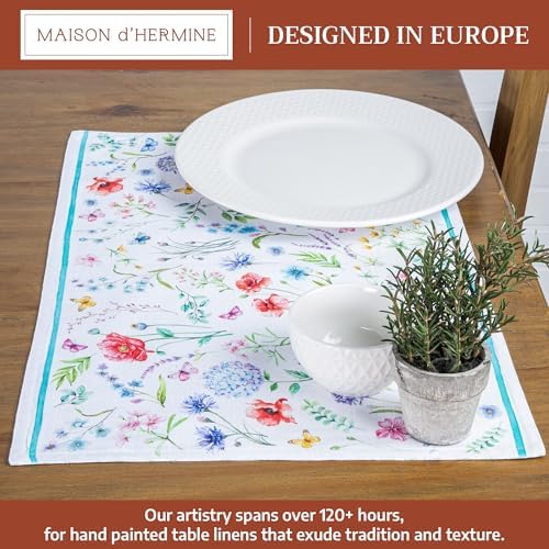 Maison d' Hermine Placemats Set of 4 Reusable 100% Cotton (13"x19")