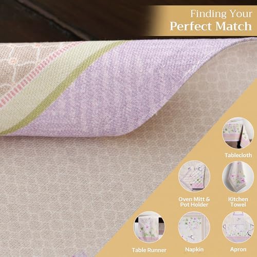 Maison d' Hermine Placemats Set of 4 Reusable 100% Cotton (13"x19")