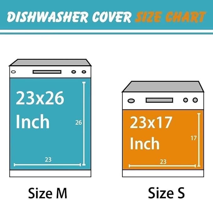 Imitation Stainless Steel Flower Wallpaper Dishwasher Cover Decorative Magnetic Sticker Kitchen Refrigerator Covers for The Front Fridge Door Magnet 23W x 26H inchs
