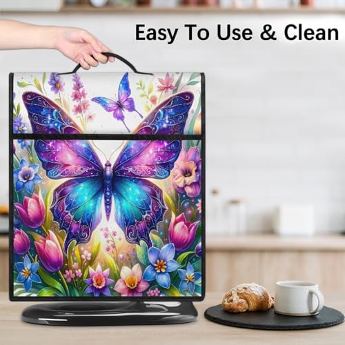 Flower Butterfly Kitchen Aid Cover Foldable Washable Stand Mixer Dust Cover