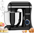 Stand Mixer, 6.5QT Tilt-Head Electric Kitchen Mixer 660W, 10-Speed Household food mixer with 304 Stainless Steel Bowl, Bread Cake Mixer include Dishwasher Safe Dough Hook, Beater and Whisk