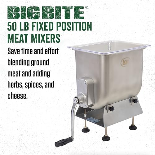 LEM Products BigBite 50 Pound Capacity Fixed Position Meat Mixer