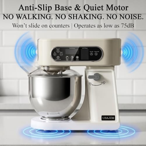 5.3 Qt 9-Speed Tilt-Head Stand Mixer, Multi-Function Electric Mixer