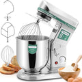 Huanyu 10QT Commercial Stand Mixer, 3-in-1 Stepless Speed Stainless Steel