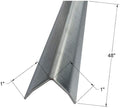 Brushed 304 Stainless Steel Corner Guards, 48" Wall Protectors, 20ga & 16ga, Available in 1/2" to 4", Multi-Pack Options (1, 2, 5, or 10) (5, 1 x 1, 16ga, with Hug Edges)