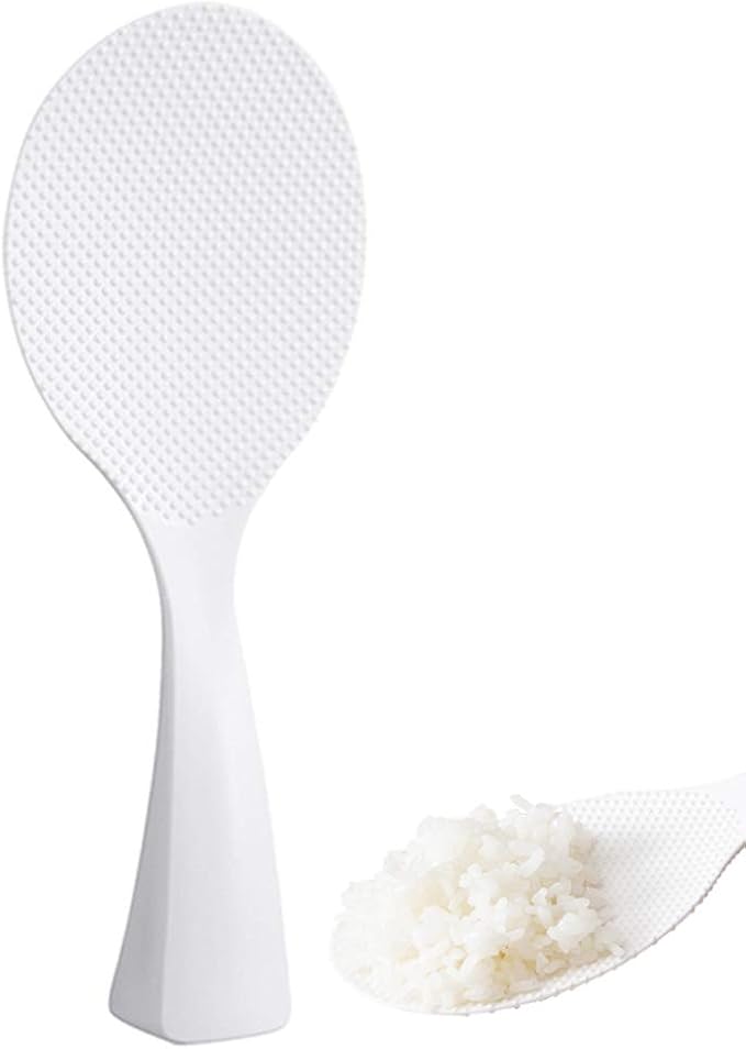 Rice Spoon Paddle Standing, Non Stick Rice Scooper Professional Rice Spatula Potato Cooker Server (1 Pack)