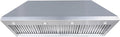 54-inch Range Hood Insert, CT Copper Tailor Built-In Vent Hood Ducted with 4-Speed Fan, 1260 CFM, LED Light, Dishwasher-safe Baffle Filter, in Stainless Steel
