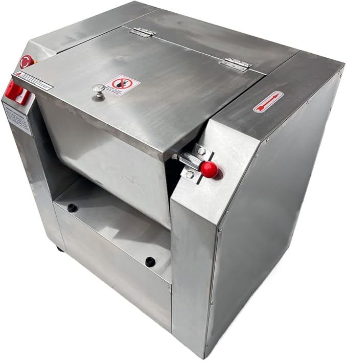 INTSUPERMAI 110V Commercial Dough Mixer Machine 25 KG Kneading Capacity Electric Food Mixer Flour Mixer 2200W/2.95HP for Dough Mixing Kneading